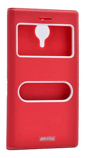 General Mobile 5 Plus Kılıf Zore Dolce Kapaklı Kılıf-Kırmızı