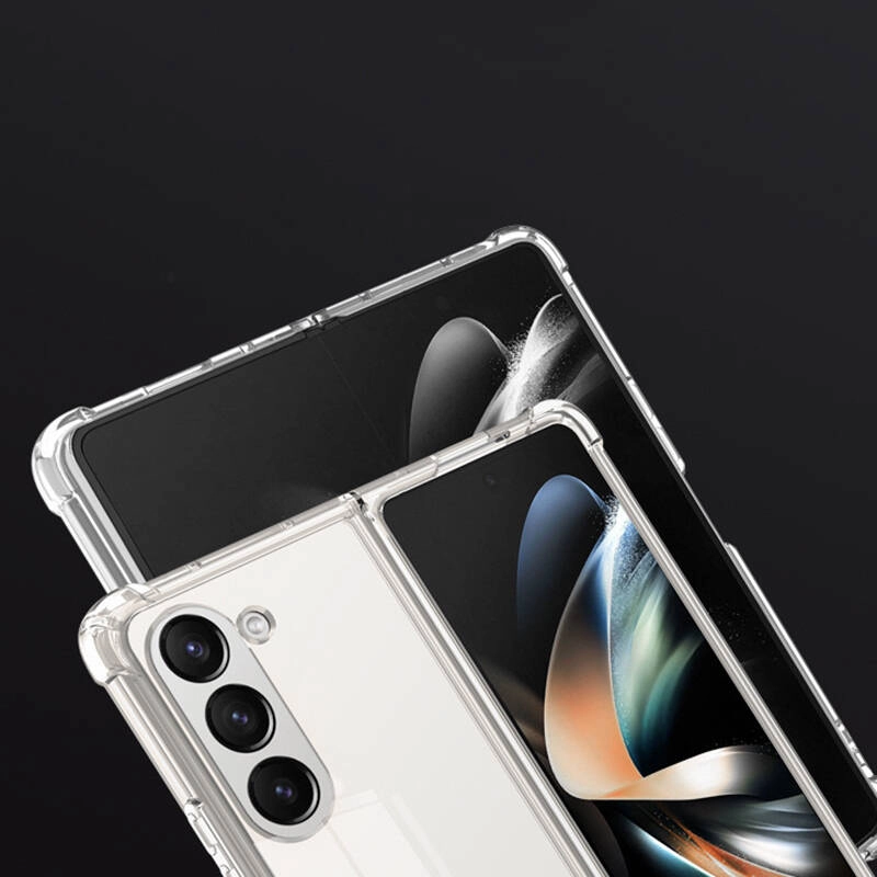 Galaxy Uyumlu Z Fold 5 Kılıf Zore Nitro Anti Shock Silikon