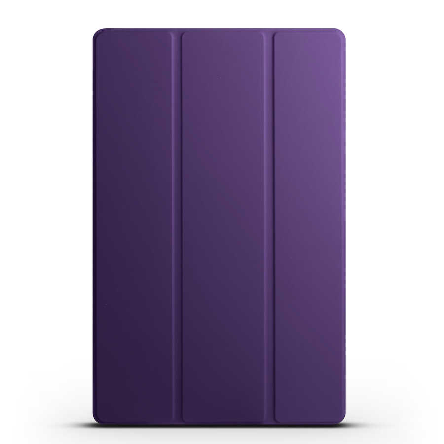 Galaxy Uyumlu Tab S9 Plus Zore Smart Kapak Standlı 1-1 Kılıf-Mor