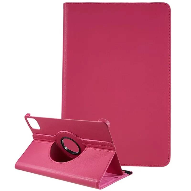 Xiaomi Uyumlu  Pad 6 Zore Dönebilen Standlı Kılıf-Pembe koyu