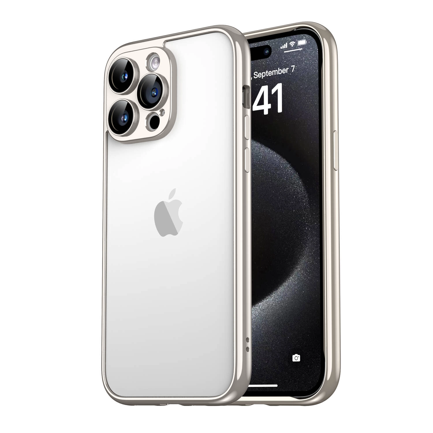 iPhone Uyumlu 15 Pro Kılıf Zore Kamera Korumalı Bontez Bumper