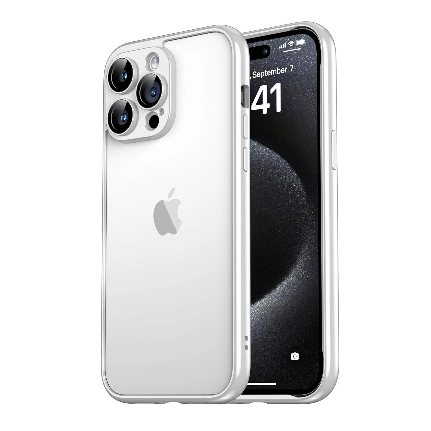 iPhone Uyumlu 15 Pro Kılıf Zore Kamera Korumalı Bontez Bumper