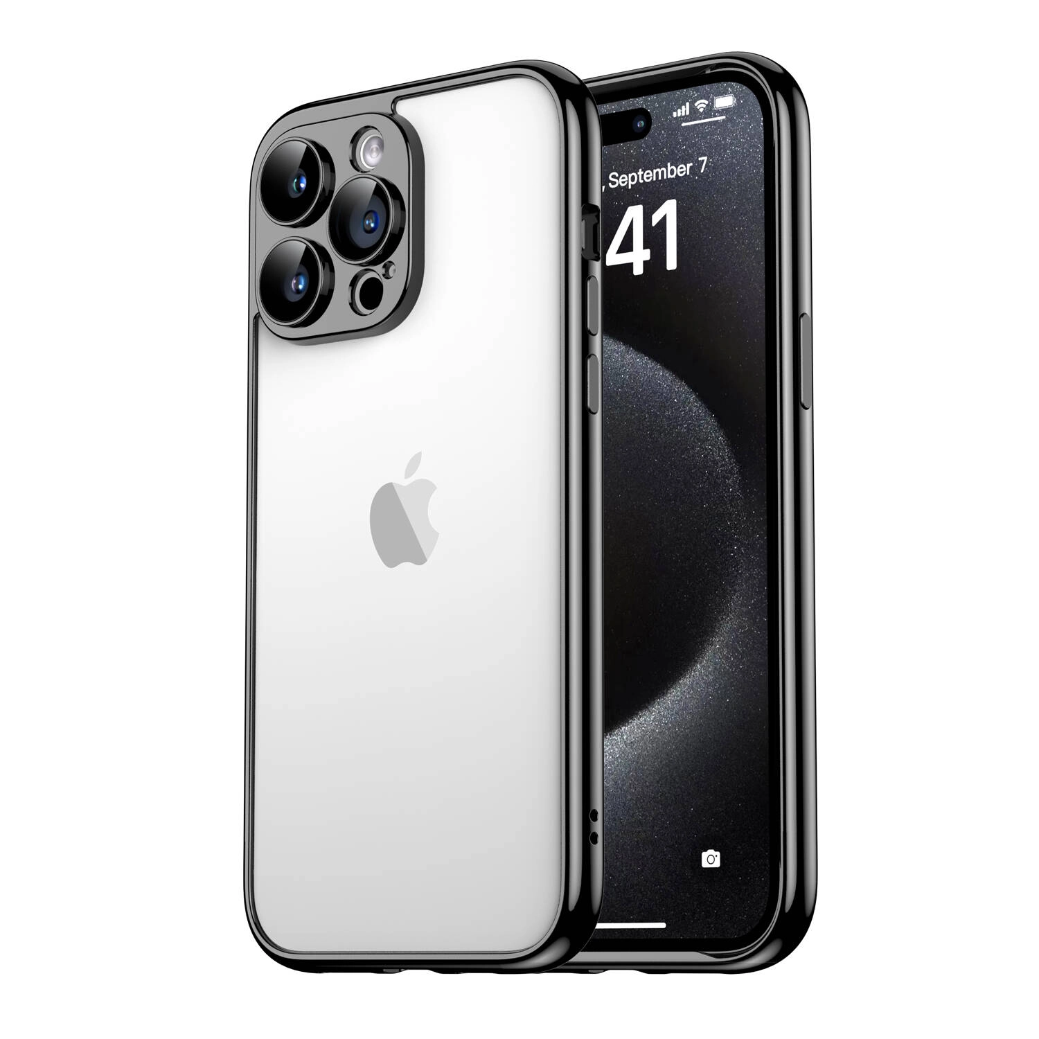iPhone Uyumlu 15 Pro Max Kılıf Zore Kamera Korumalı Bontez Bumper
