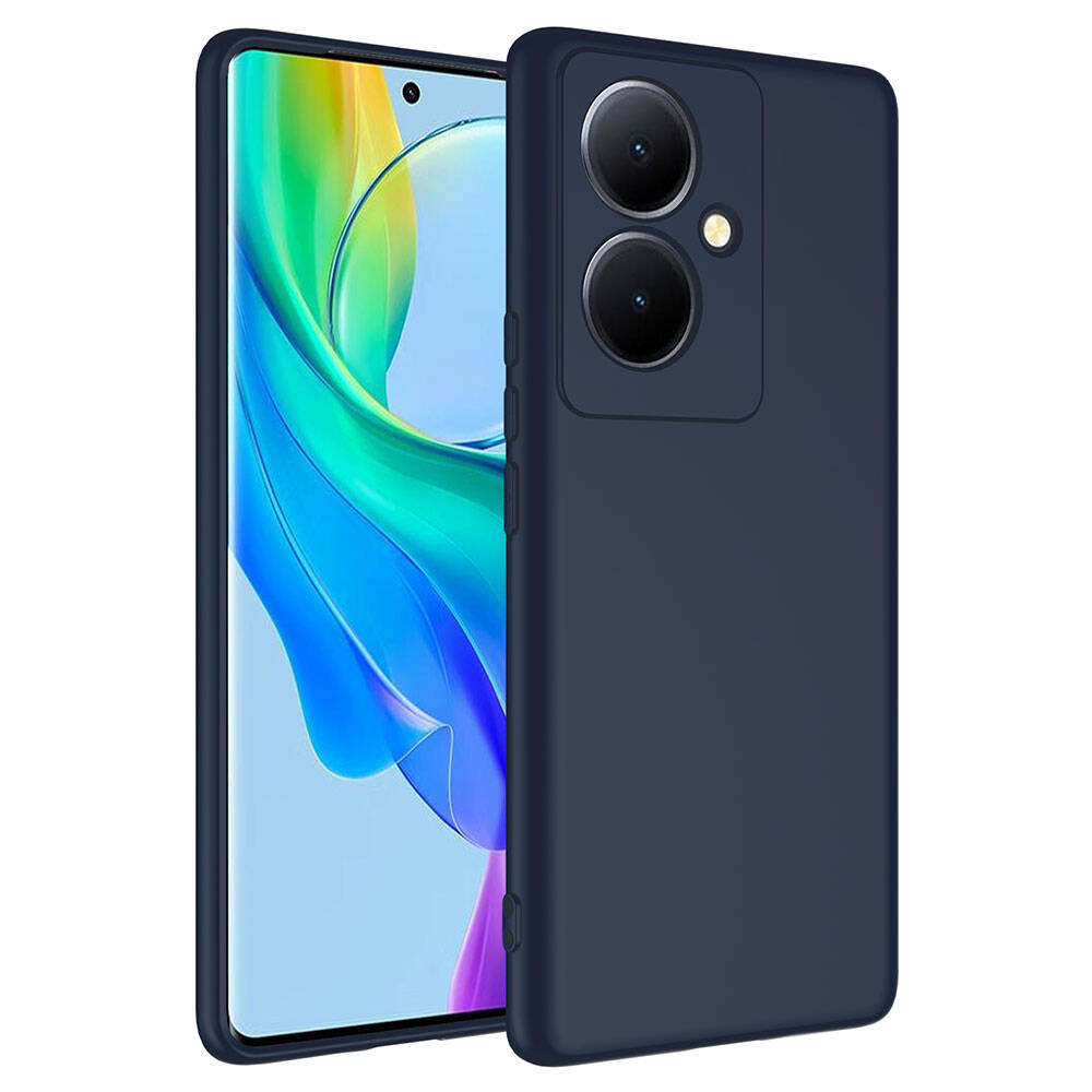 Vivo V29 Lite 5G Kılıf Zore Mara Lansman Kapak-Lacivert