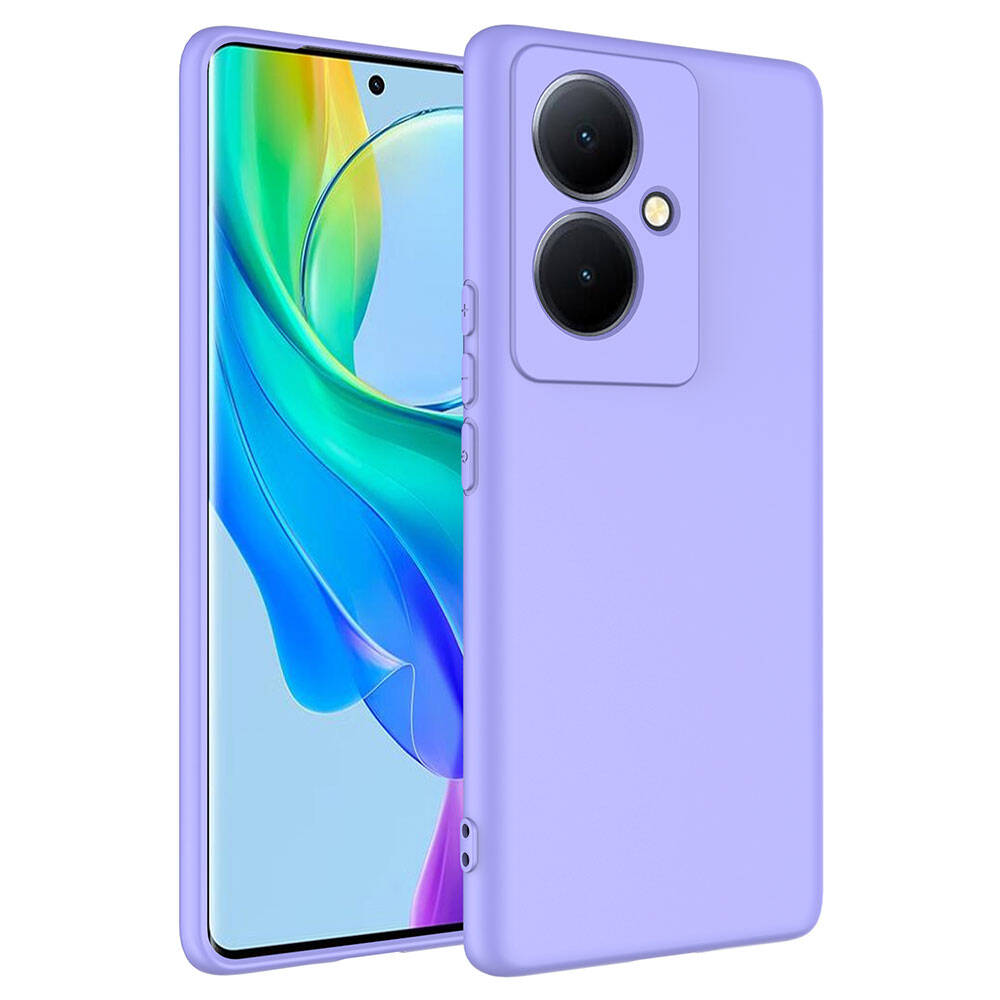 Vivo V29 Lite 5G Kılıf Zore Mara Lansman Kapak-Lila