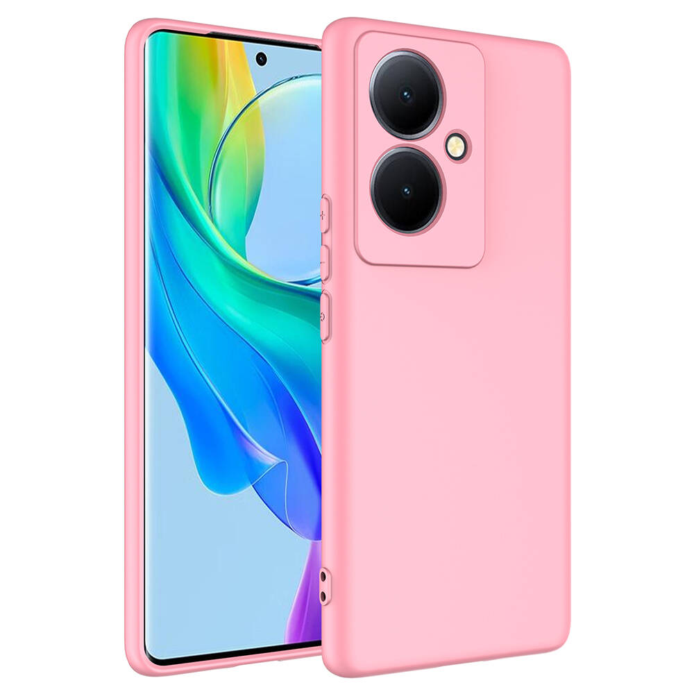 Vivo V29 Lite 5G Kılıf Zore Mara Lansman Kapak-Pembe