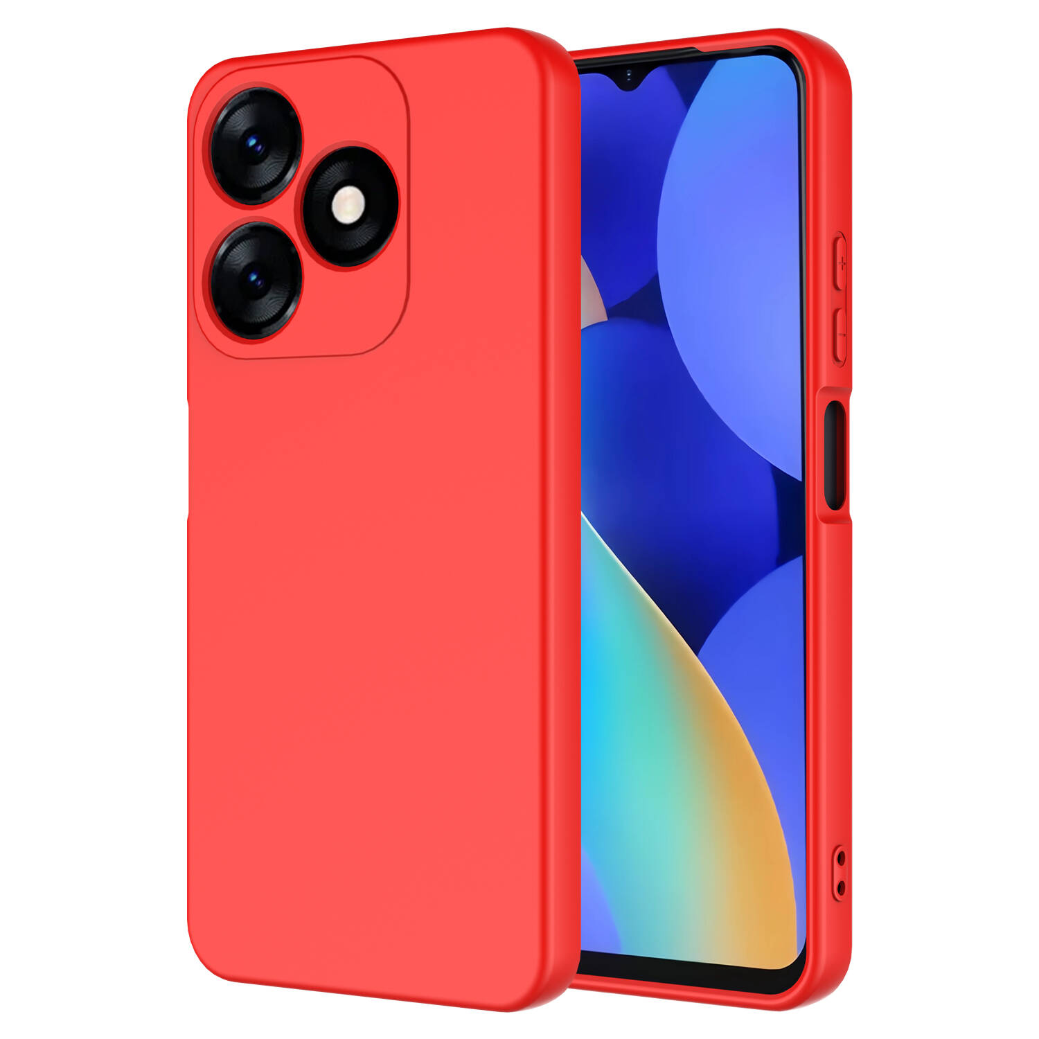 Tecno Spark 10C Kılıf Zore Mara Lansman Kapak-Kırmızı