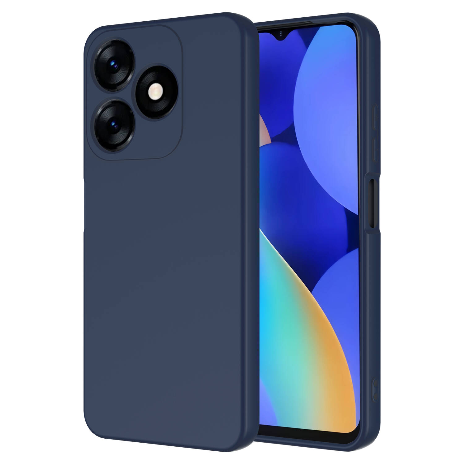 Tecno Spark 10C Kılıf Zore Mara Lansman Kapak-Lacivert