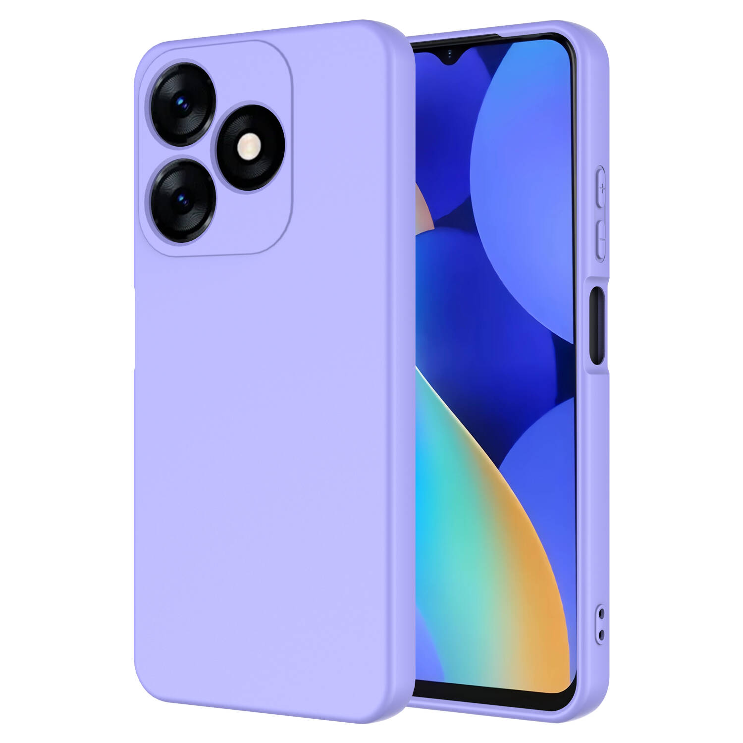 Tecno Spark 10 4G Kılıf Zore Mara Lansman Kapak-Lila