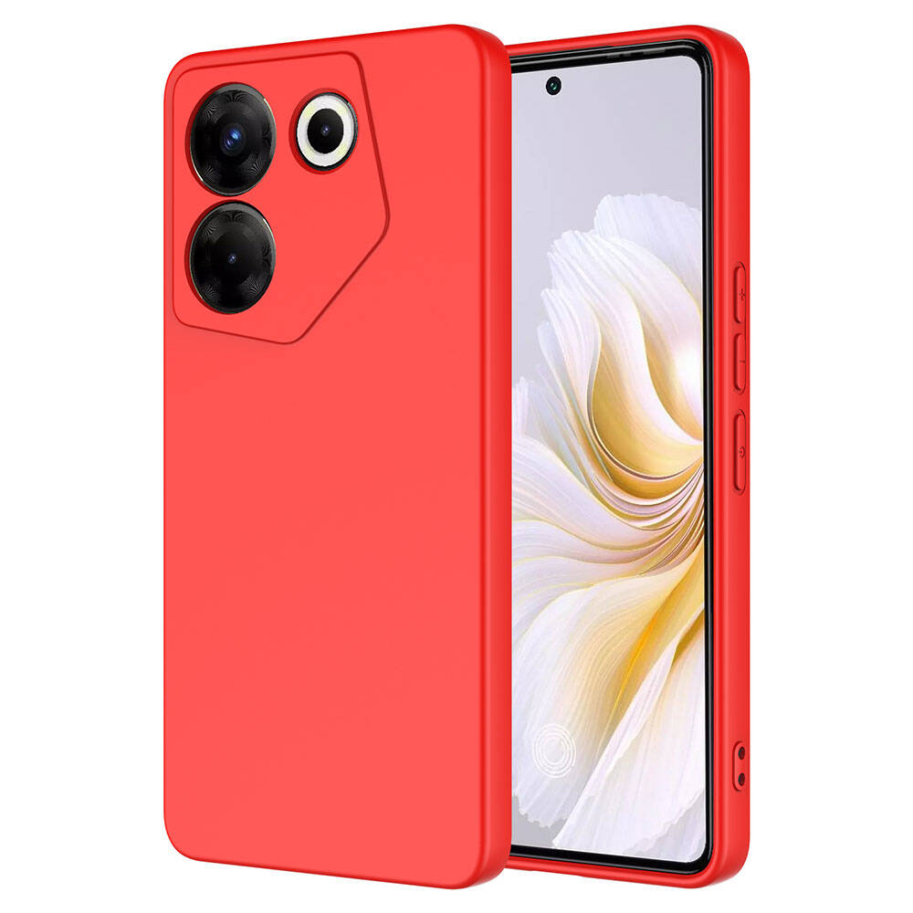 Tecno Camon 20 Pro 5G Kılıf Zore Mara Lansman Kapak-Kırmızı