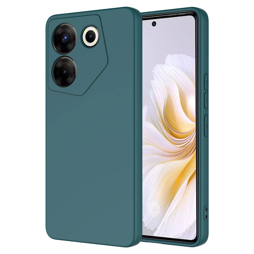 Tecno Camon 20 Pro 5G Kılıf Zore Mara Lansman Kapak-Koyu yeşil