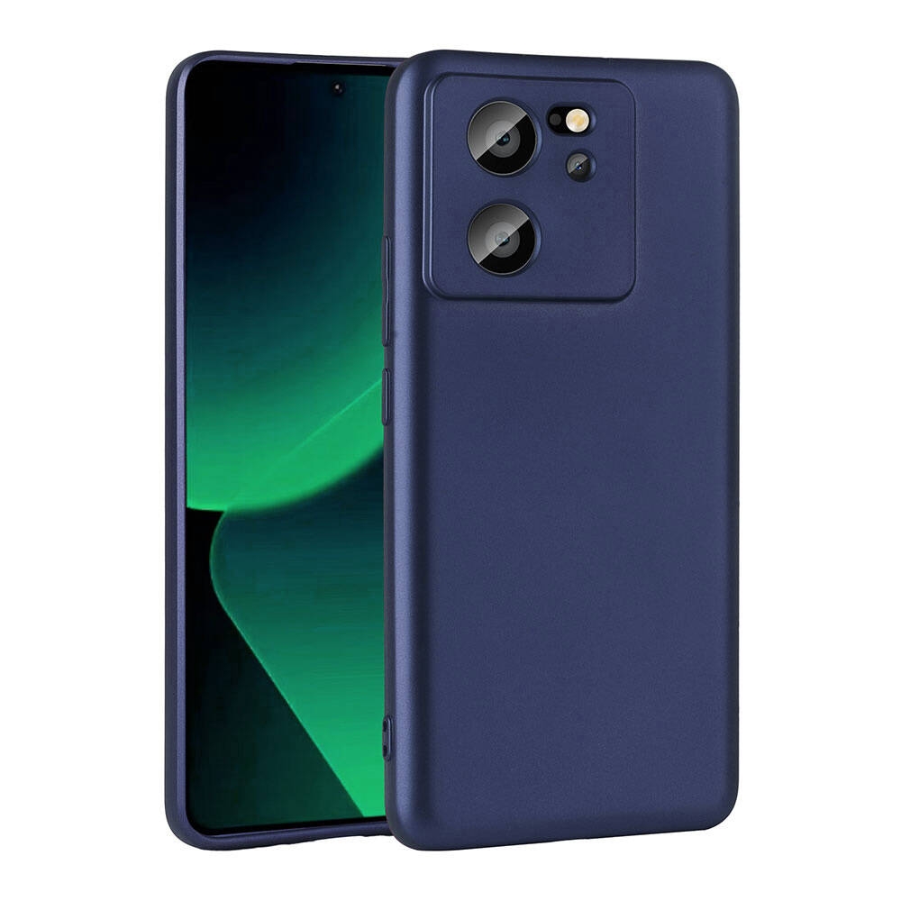 Xiaomi Uyumlu  Mi 13T Kılıf Zore Premier Silikon Kapak-Lacivert