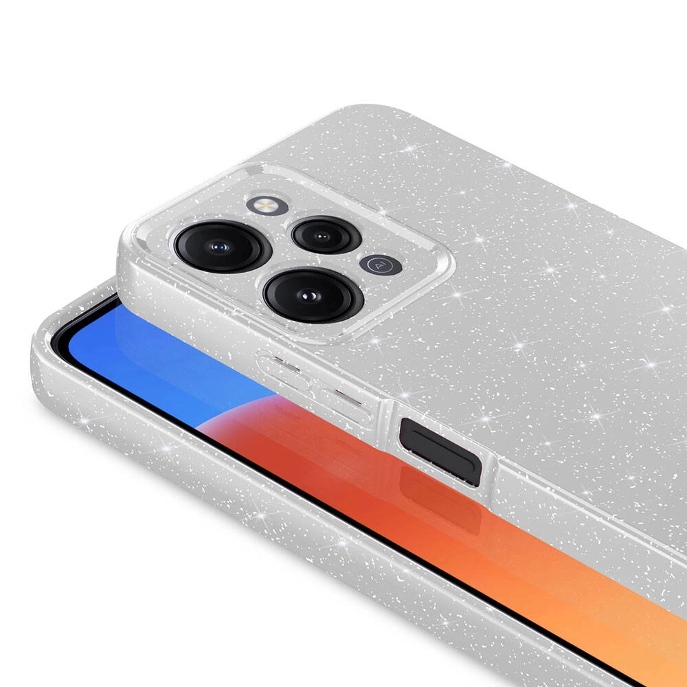 Xiaomi Uyumlu  Redmi 12 Kılıf Kamera Korumalı Simli Lüks Zore Koton Kapak