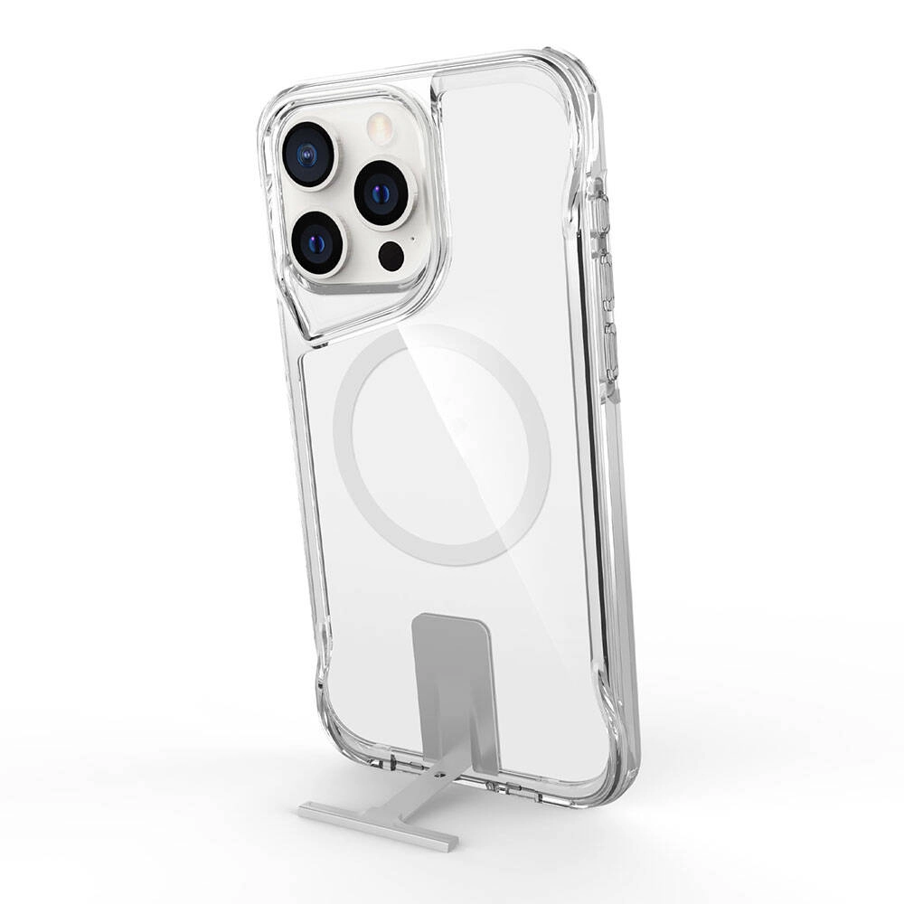 iPhone Uyumlu 15 Pro Kılıf M-safe Şarj Özellikli Zore T-Max Standlı Kapak