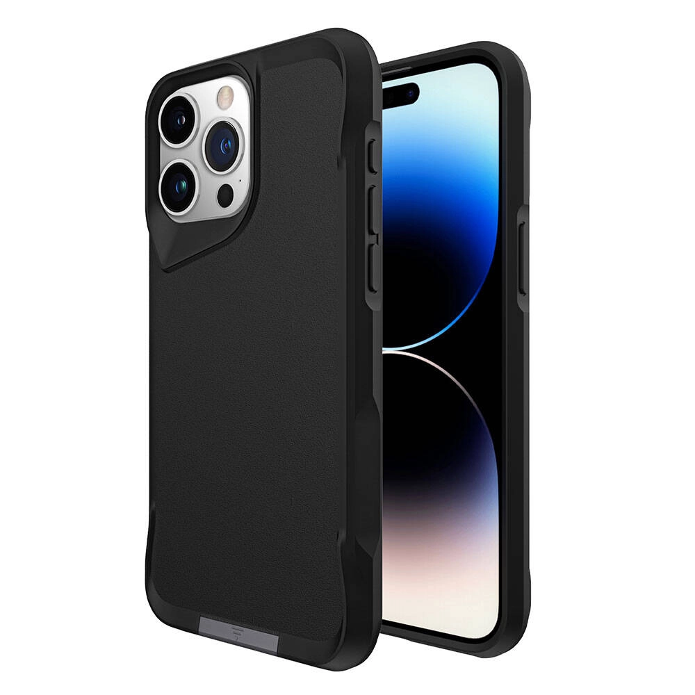 iPhone Uyumlu 15 Pro Kılıf Zore Airbag Kenarlı T-Max Mat Standlı Kapak