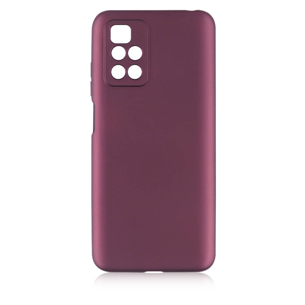 Xiaomi Uyumlu  Redmi 10 2022 Kılıf Zore Premier Silikon Kapak-Mürdüm
