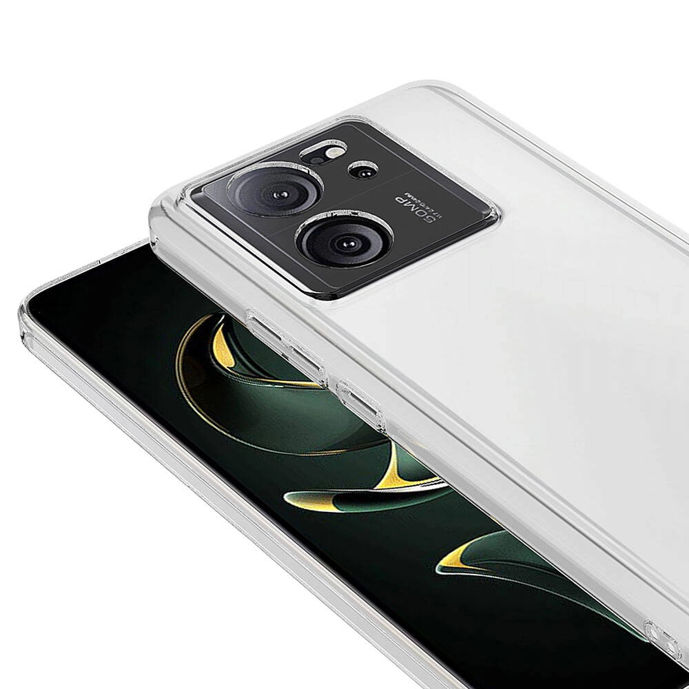 Xiaomi Uyumlu  Mi 13T Kılıf Nano Oleofobik Özellikli Sert Arka Yüzey Zore Droga Kapak