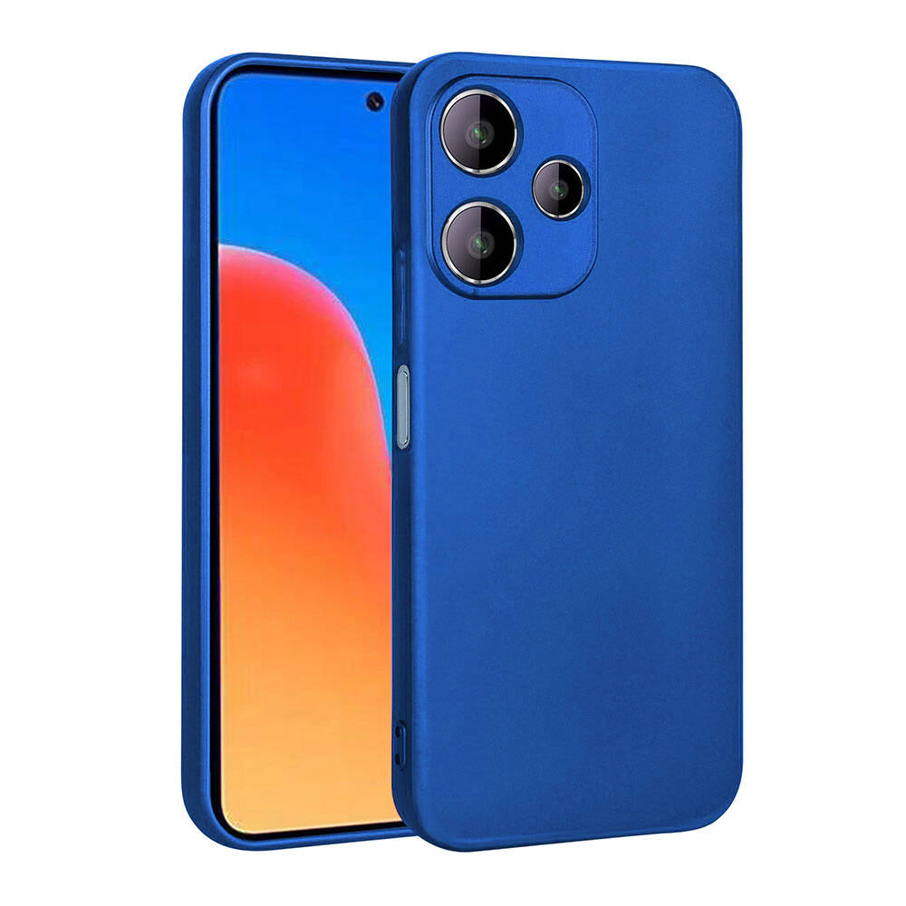 Xiaomi Uyumlu  Redmi 12 5G Kılıf Zore Premier Silikon Kapak-Saks mavi