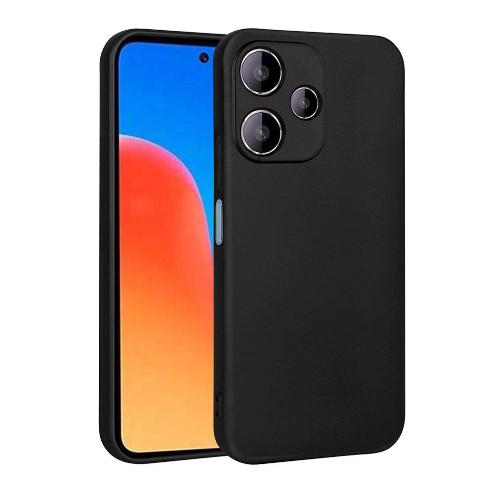 Xiaomi Uyumlu  Redmi 12 5G Kılıf Zore Premier Silikon Kapak-Siyah