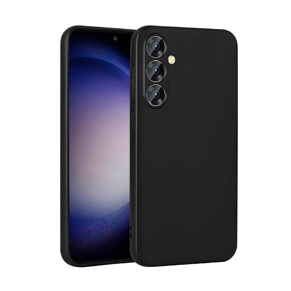 Galaxy Uyumlu S23 FE Kılıf Zore Premier Silikon Kapak-Siyah