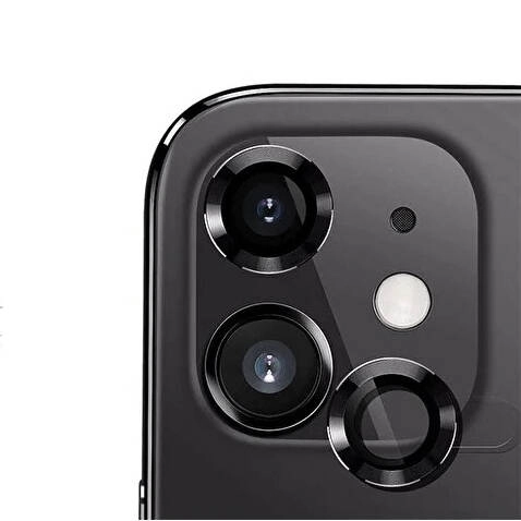 iPhone Uyumlu 12 Zore CL-12 Premium Safir Parmak İzi Bırakmayan Anti-Reflective Kamera Lens Koruyucu