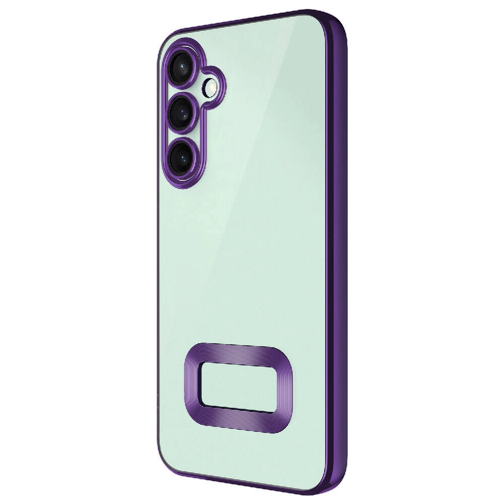 Galaxy Uyumlu S23 FE Kılıf Kamera Korumalı Logo Gösteren Zore Omega Kapak