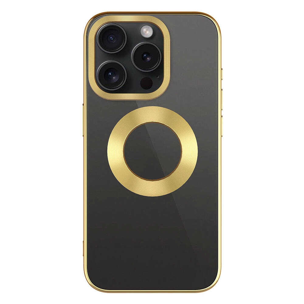 iPhone Uyumlu 15 Pro Max Kılıf Tek Kamera Çerçeveli Logo Gösteren Zore Omega Kapak