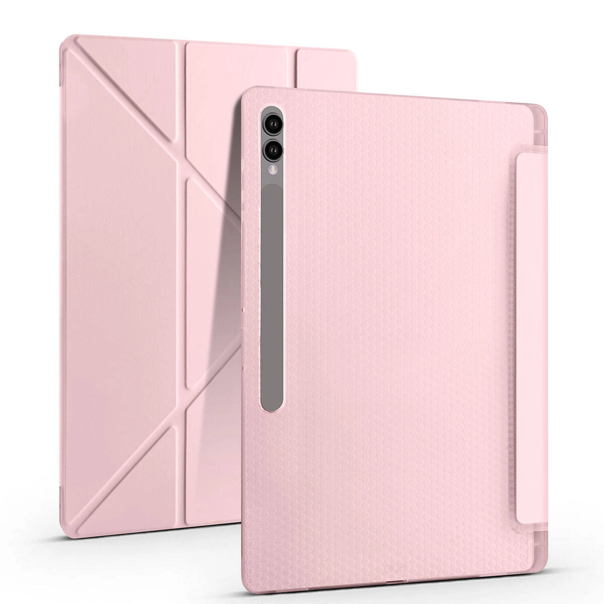 Galaxy Uyumlu Tab S9 Ultra Kılıf Zore Tri Folding Kalem Bölmeli Standlı Kılıf