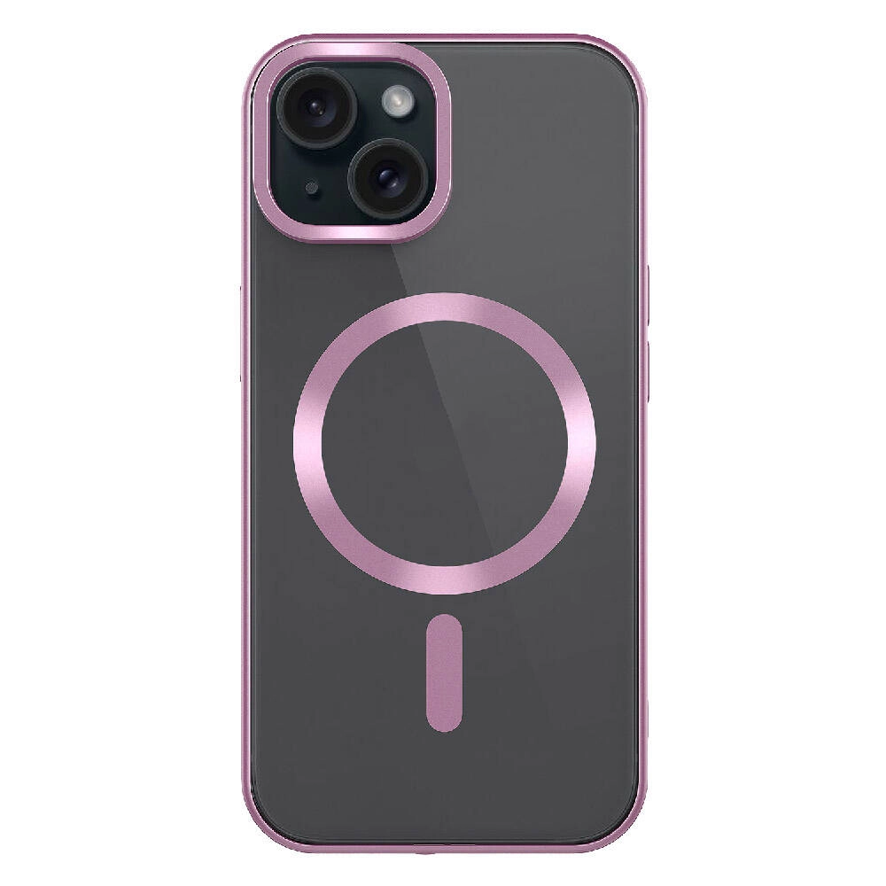 iPhone Uyumlu 15 Kılıf Mat Tasarımlı M-safe Wireless Şarj Özellikli Zore Mat Setro Kapak