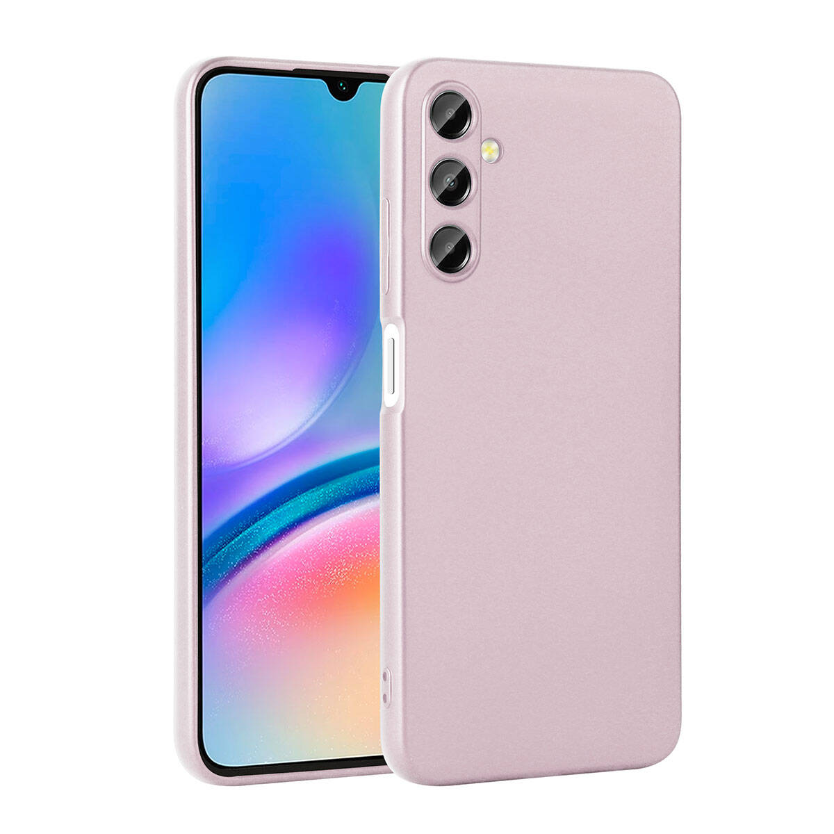Galaxy Uyumlu A05S Kılıf Zore Premier Silikon Kapak-Rose gold