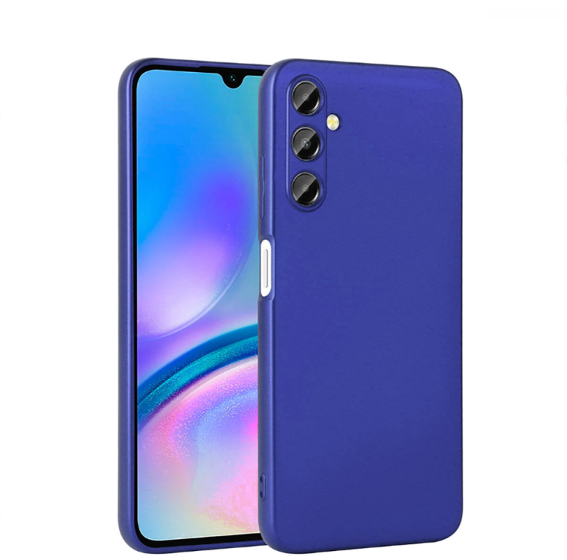 Galaxy Uyumlu A05S Kılıf Zore Premier Silikon Kapak-Saks mavi