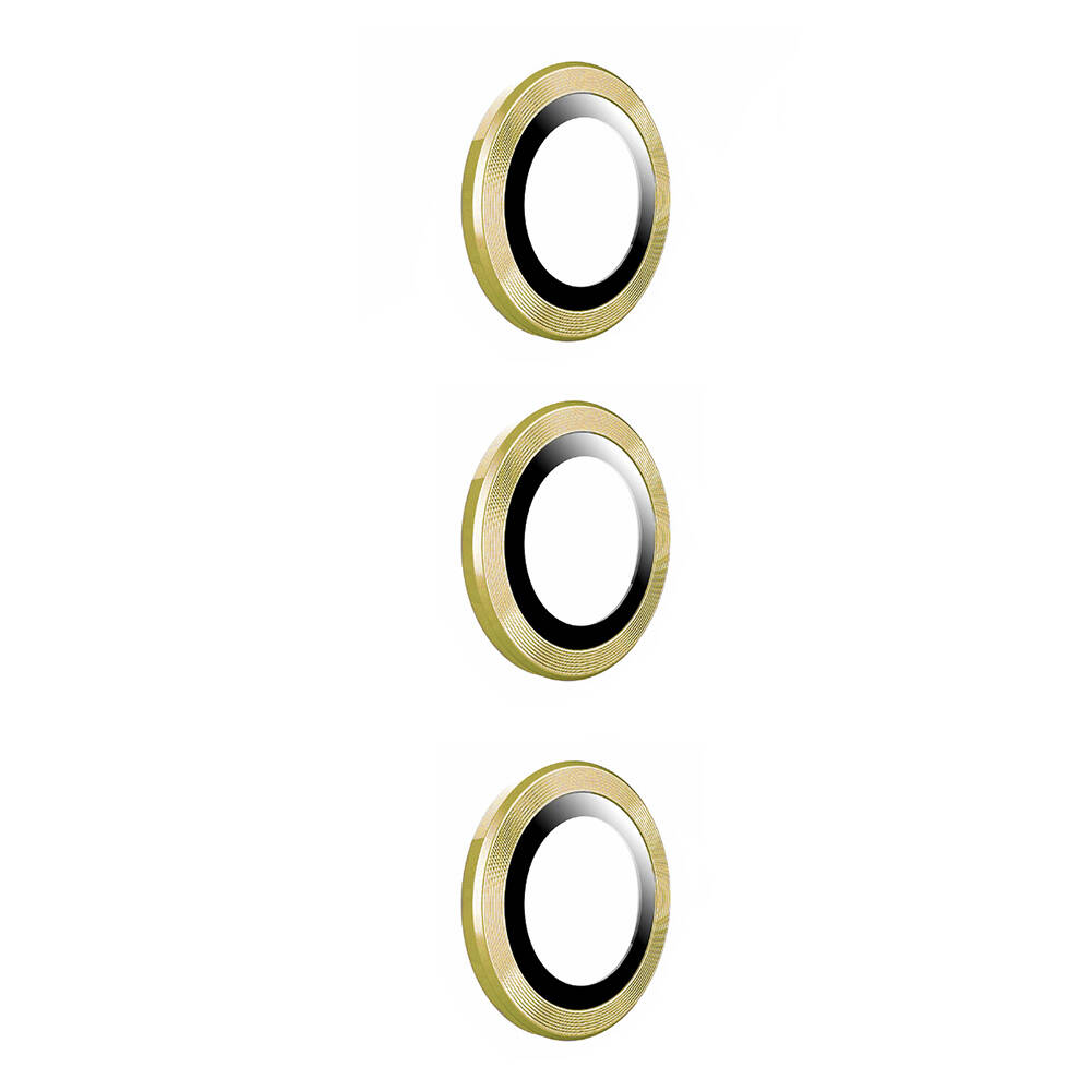 Galaxy Uyumlu S24 Plus Zore Kamera Lens Koruyucu Cam Filmi-Gold