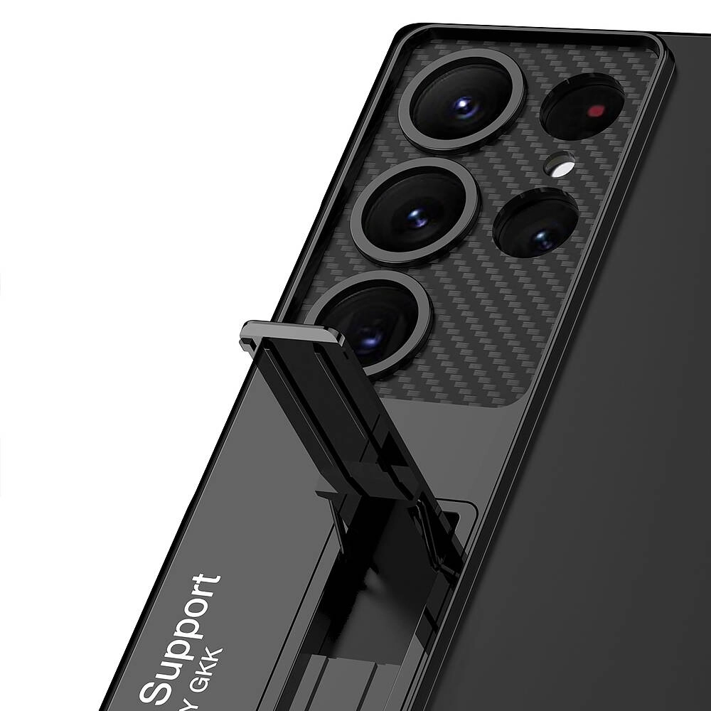 Galaxy Uyumlu S24 Ultra Kılıf Kamera Korumalı Şeffaf Tasarımlı Zore Lego Standlı Kapak