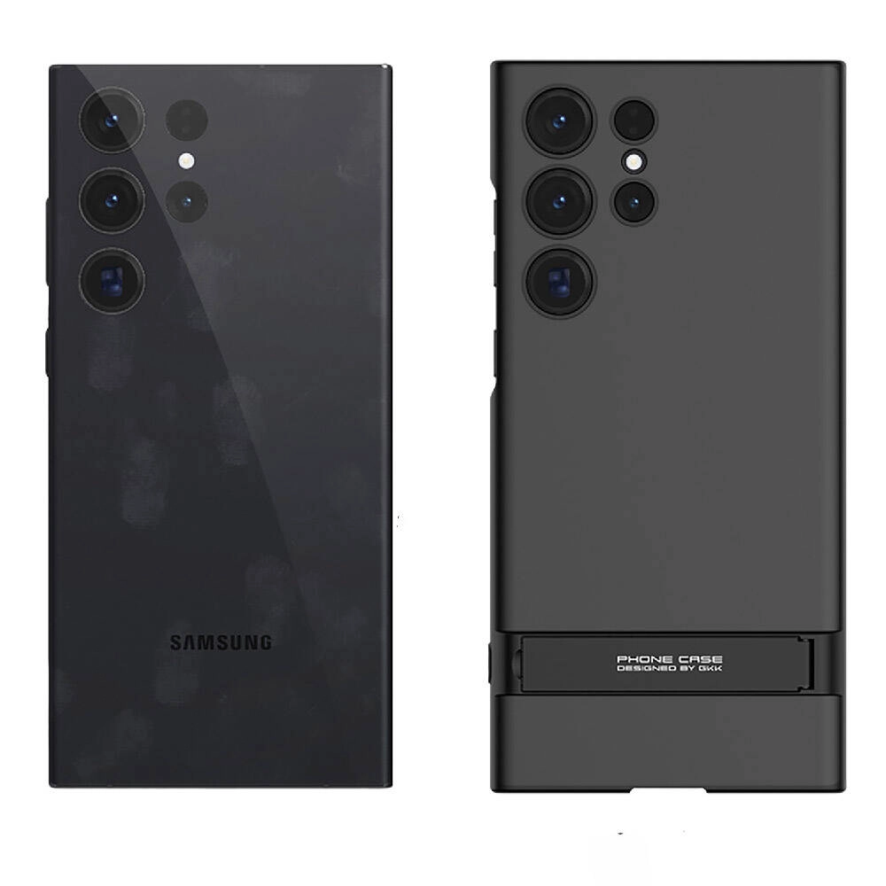 Galaxy Uyumlu S24 Ultra Kılıf Zore Kamera Korumalı Dikey Standlı Ays Kapak