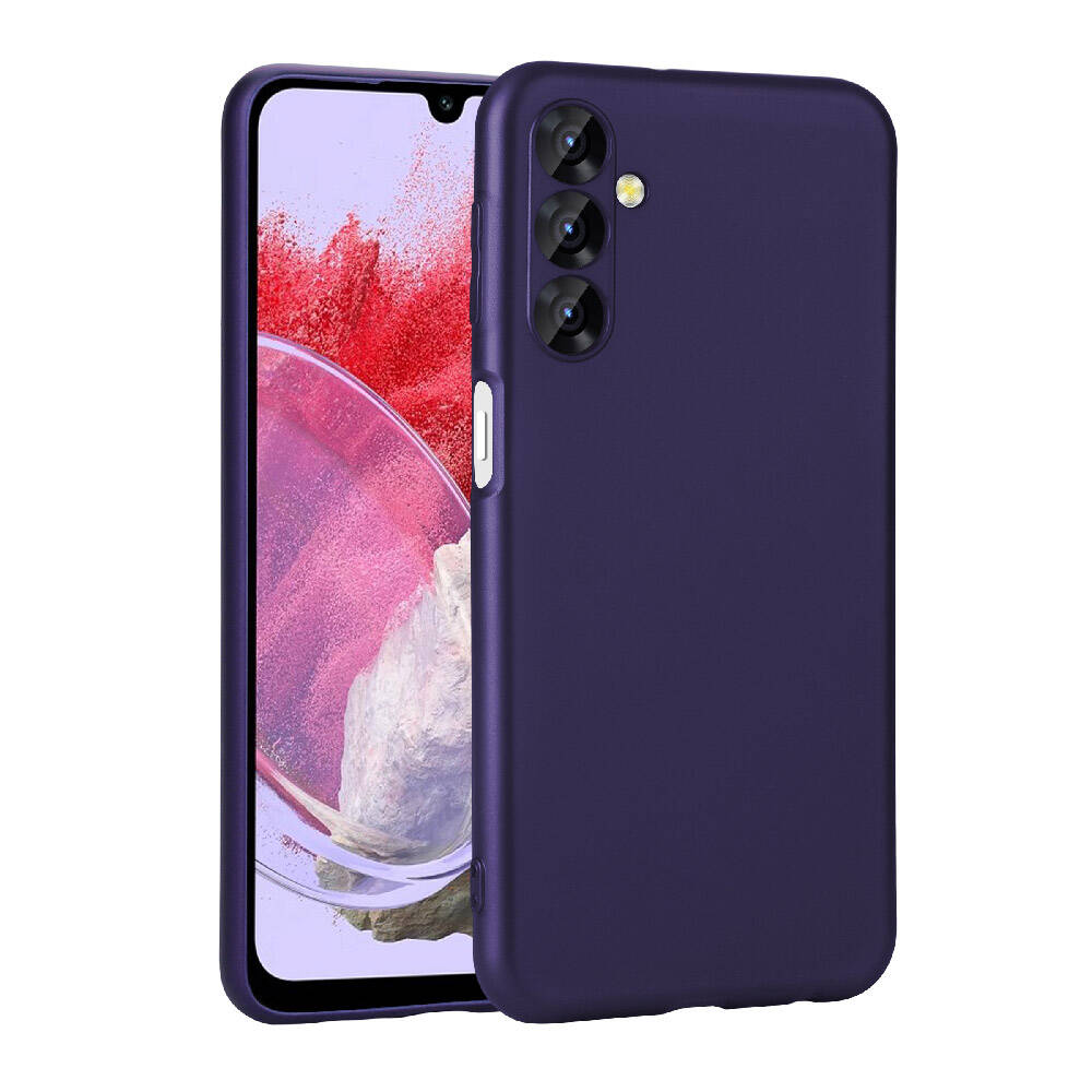 Galaxy Uyumlu M34 5G Kılıf Zore Premier Silikon Kapak-Lacivert