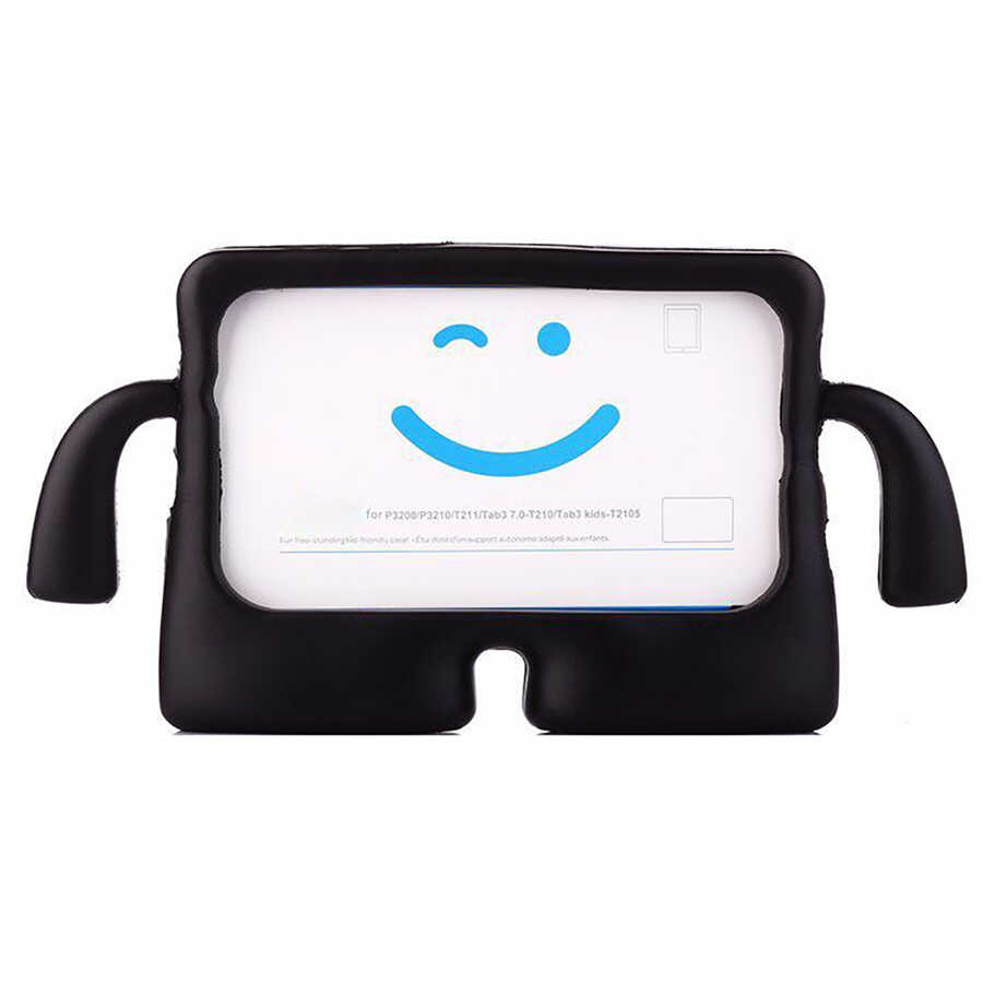 Galaxy Uyumlu Tab A9 Zore Çocuk Standlı Tablet Kılıf-Siyah