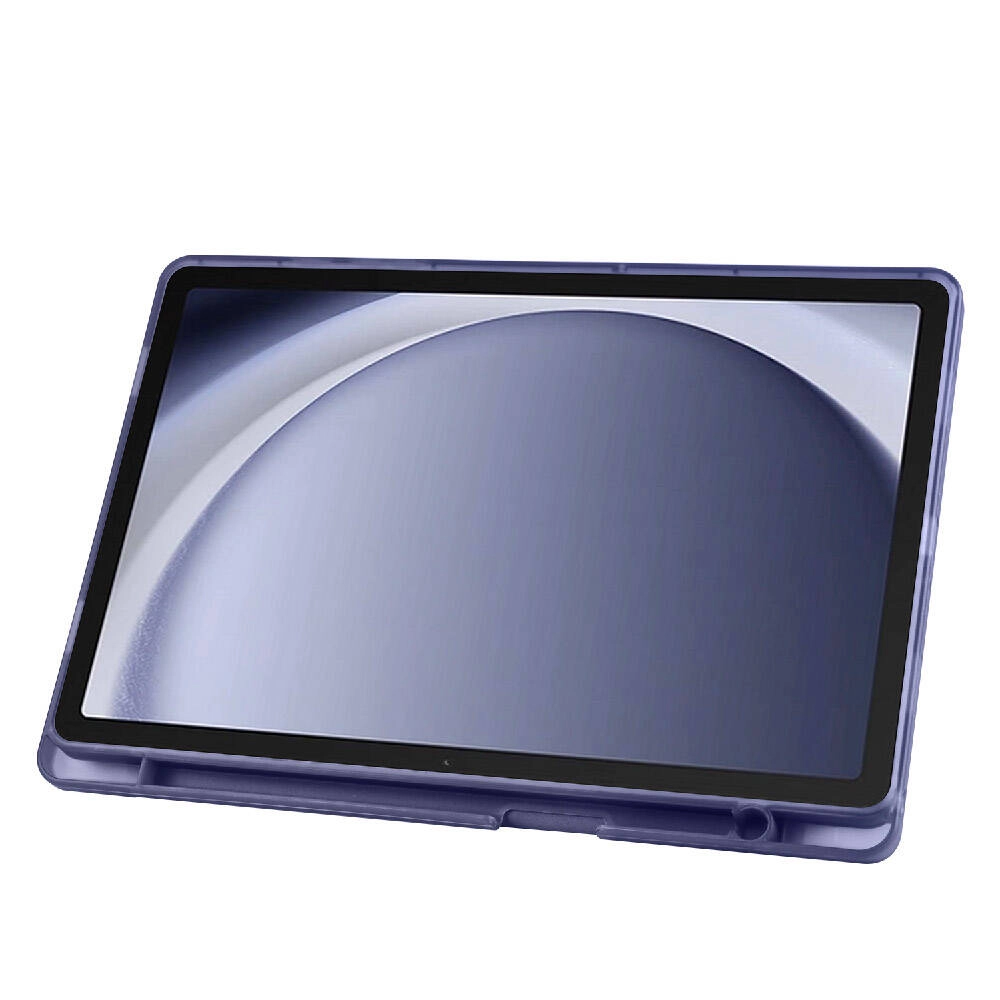 Galaxy Uyumlu Tab A9 Kılıf Zore Tri Folding Kalem Bölmeli Standlı Kılıf