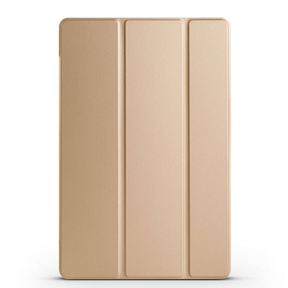 Galaxy Uyumlu Tab A9 Zore Smart Kapak Standlı 1-1 Kılıf-Gold