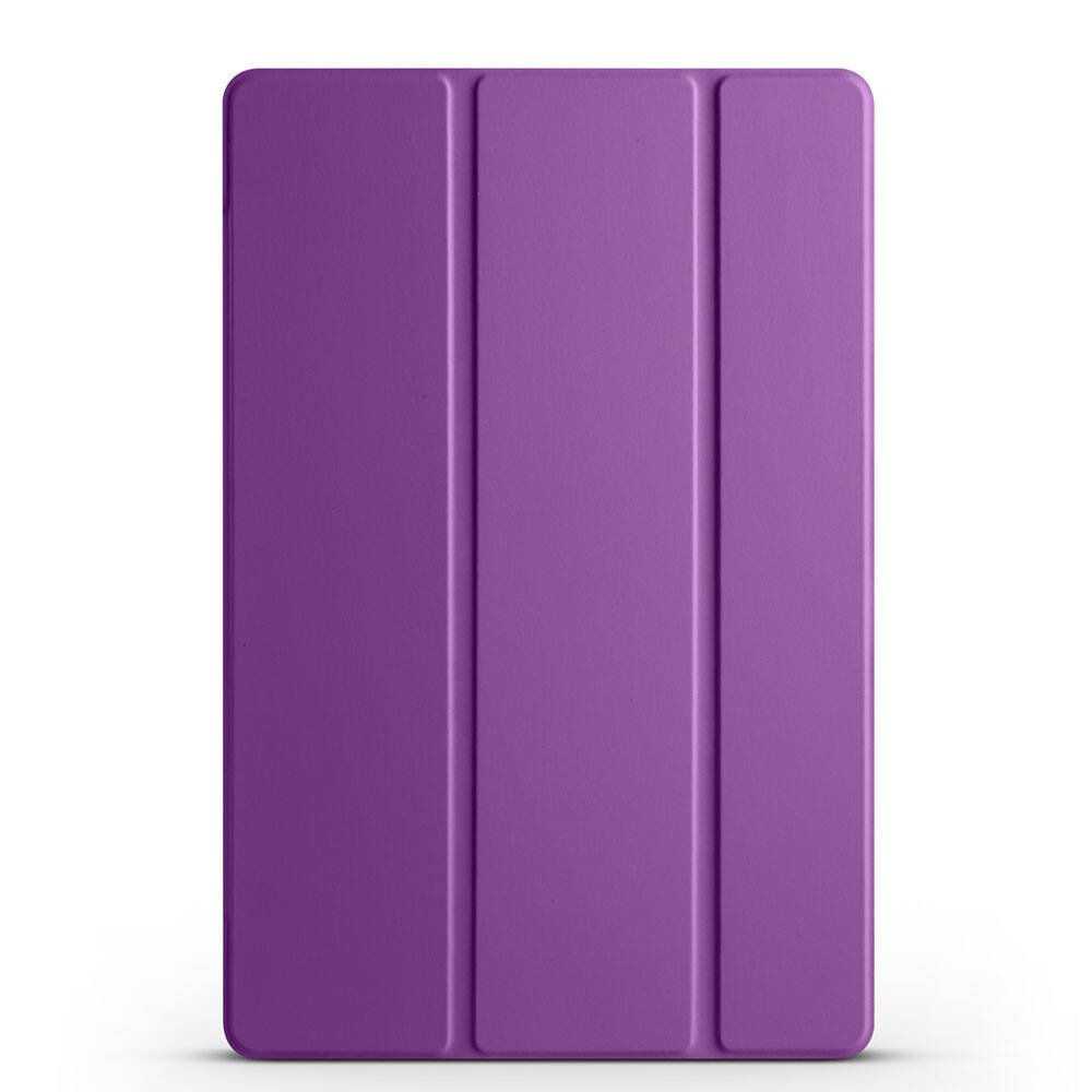 Galaxy Uyumlu Tab A9 Zore Smart Kapak Standlı 1-1 Kılıf-Mor