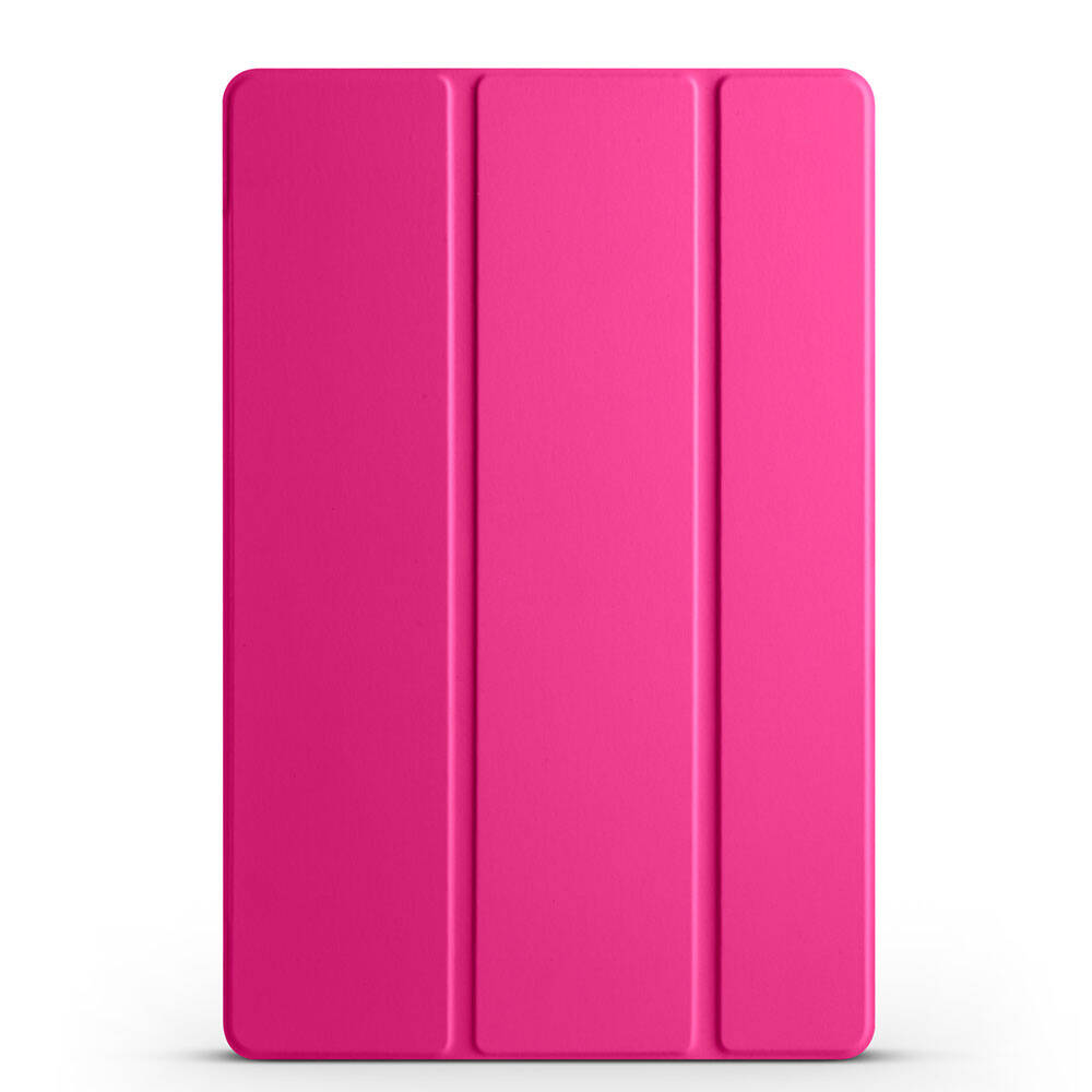 Galaxy Uyumlu Tab A9 Zore Smart Kapak Standlı 1-1 Kılıf-Pembe koyu