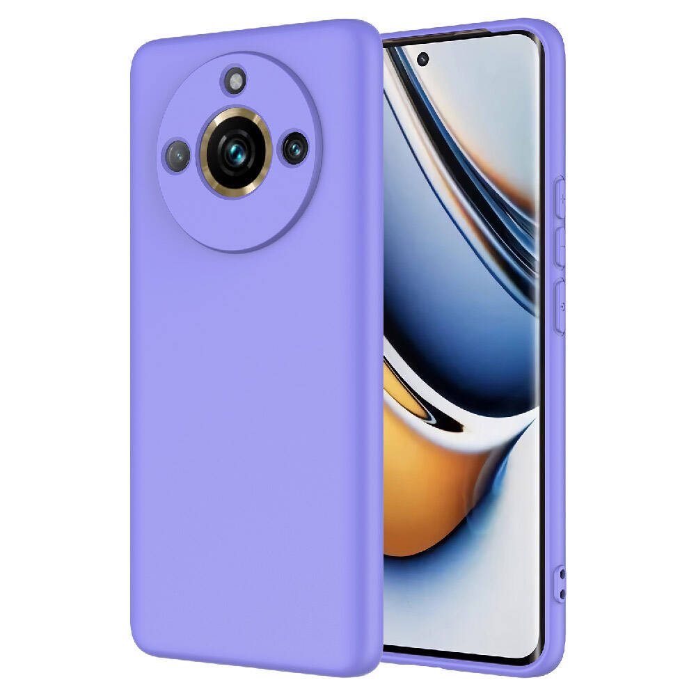 Realme 11 Pro Plus Kılıf Zore Mara Lansman Kapak-Lila