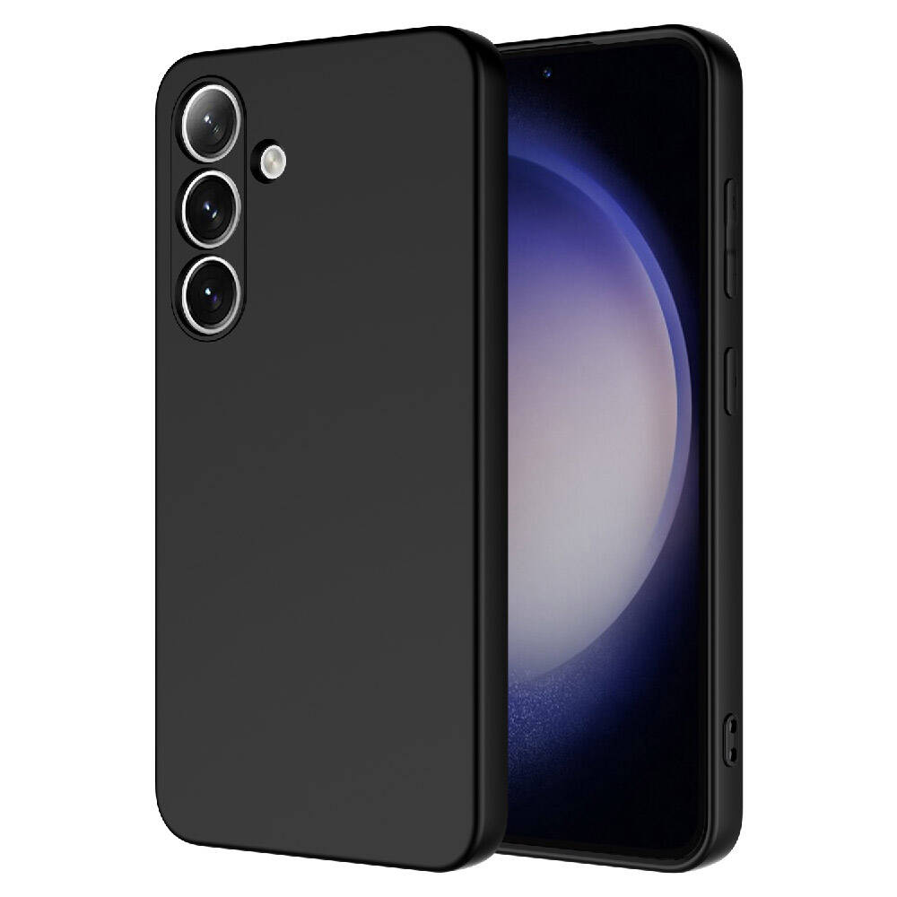 Galaxy Uyumlu S24 Plus Kılıf Zore Mara Lansman Kapak-Siyah