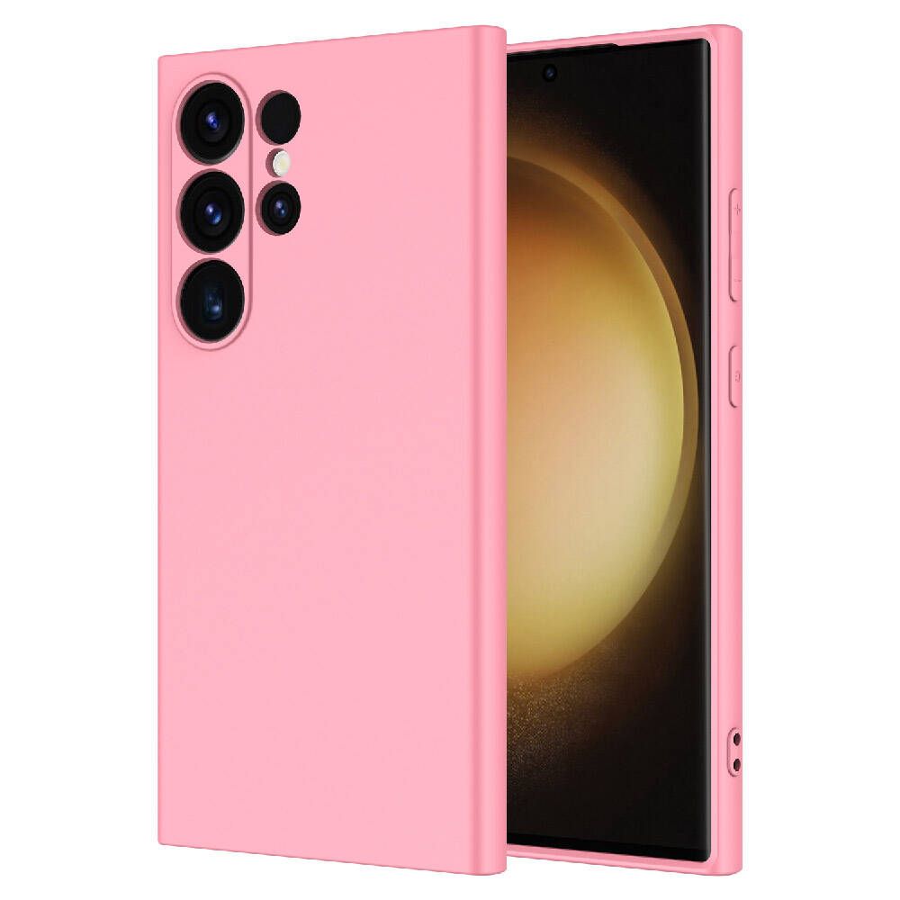 Galaxy Uyumlu S24 Ultra Kılıf Zore Mara Lansman Kapak-Pembe