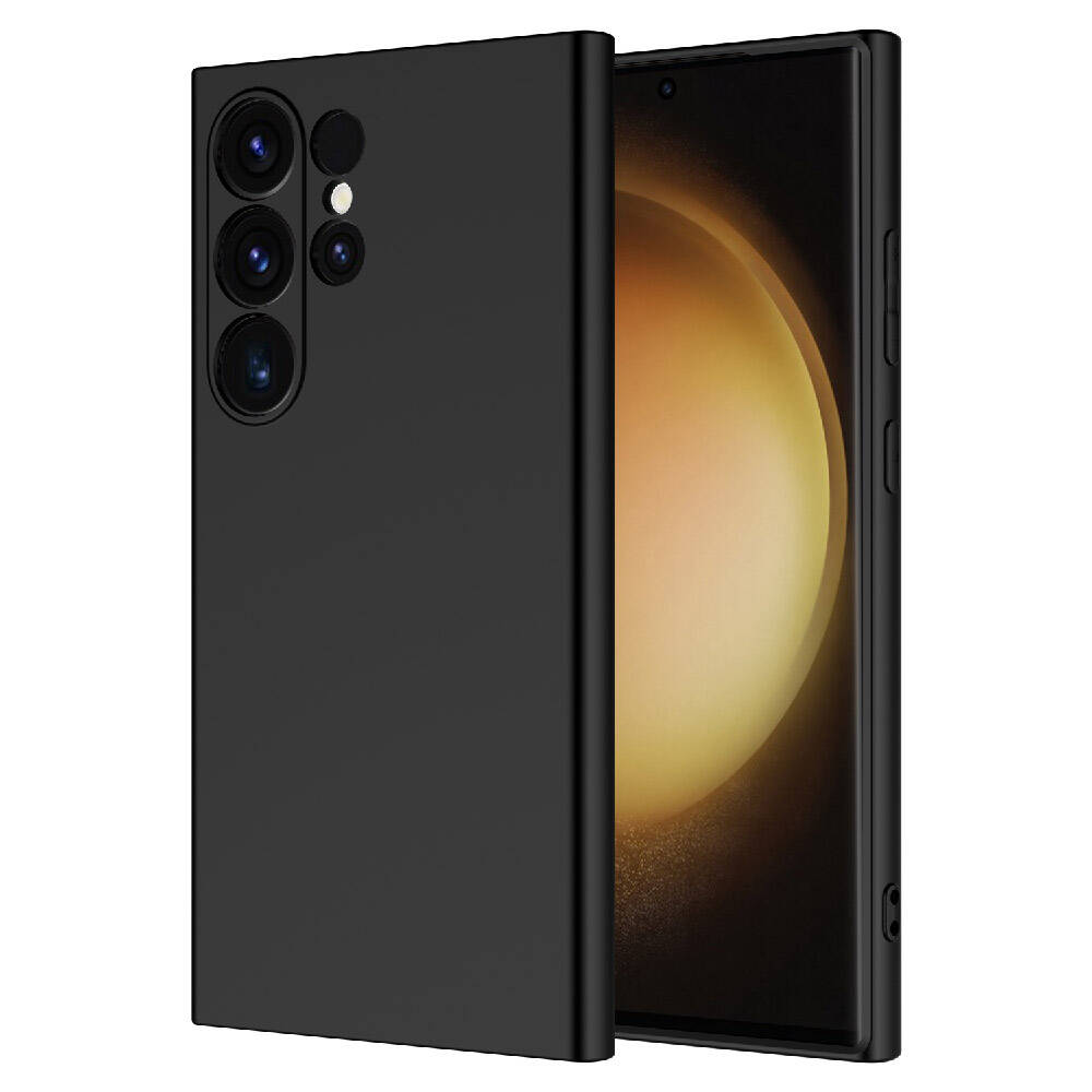 Galaxy Uyumlu S24 Ultra Kılıf Zore Mara Lansman Kapak-Siyah