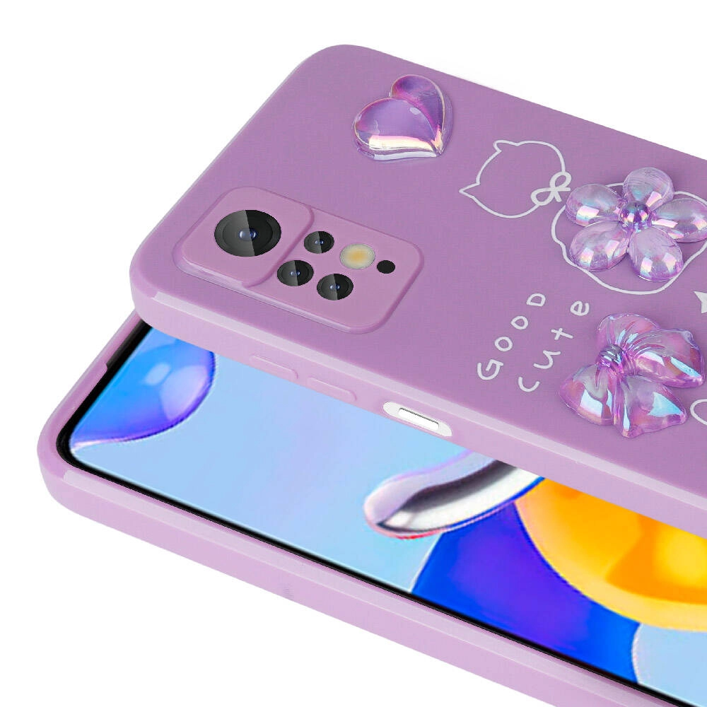 Xiaomi Uyumlu  Redmi Note 12 Pro 4G Kılıf Kabartma Figürlü Parlak Zore Toys Silikon Kapak
