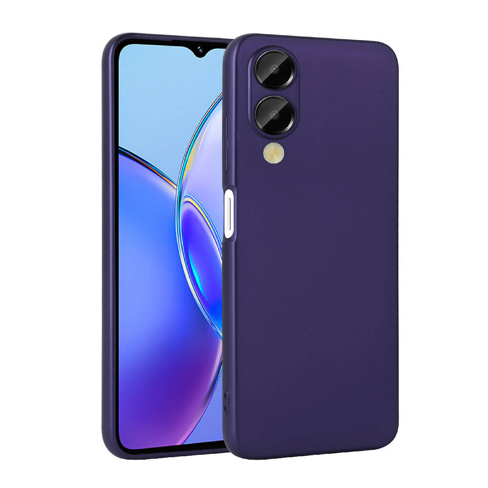 Vivo Y17S Kılıf Zore Premier Silikon Kapak-Lacivert