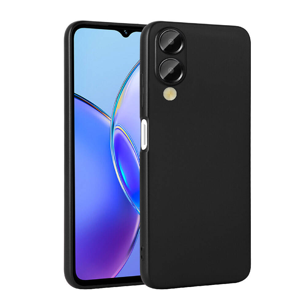 Vivo Y17S Kılıf Zore Premier Silikon Kapak-Siyah