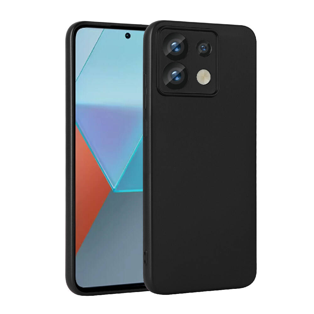 Xiaomi Uyumlu  Redmi Note 13 Pro 5G Kılıf Zore Premier Silikon Kapak-Siyah