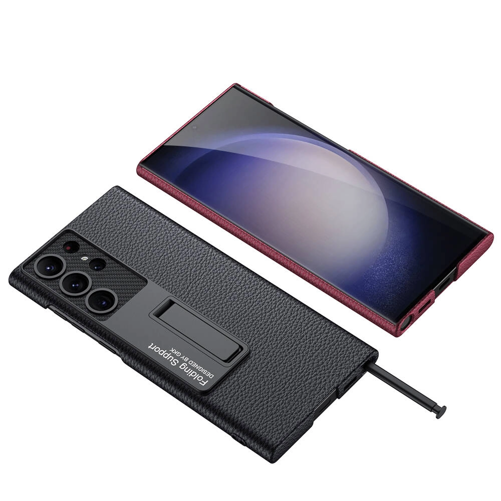 Galaxy Uyumlu S24 Ultra Kılıf Zore Kıpta Standlı Kapak