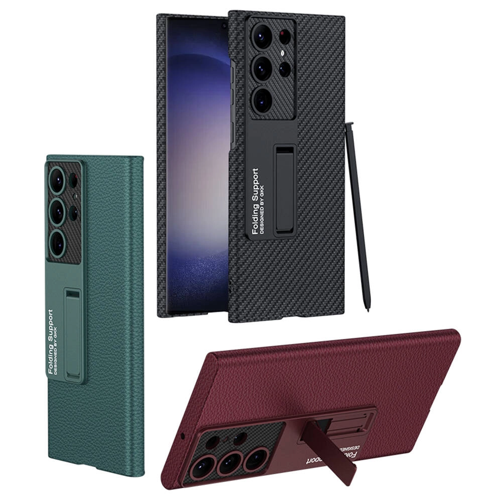 Galaxy Uyumlu S24 Ultra Kılıf Zore Kıpta Standlı Kapak